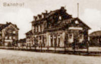 Bahnhof um 1919