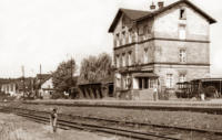 Bahnhof um 1955