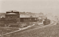Bayerischer Bahnhof um 1900
