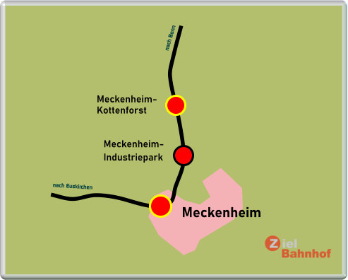 Meckenheim- Kottenforst Meckenheim- Industriepark Meckenheim nach Bonn nach Euskirchen